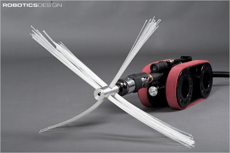 luchtkanaalreinigingsrobot ARI50 met borstel