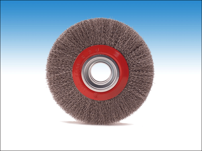Ronde borstel rvs draad