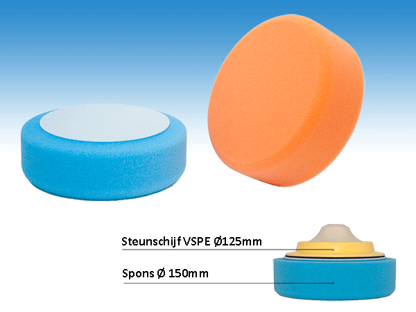 polijstspons met velcro rug