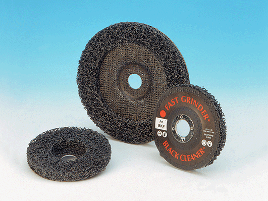 black cleaner met glasvezel rug