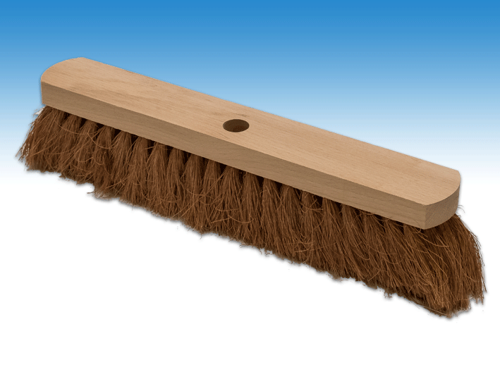 zaalveger kokos met platte houten kap